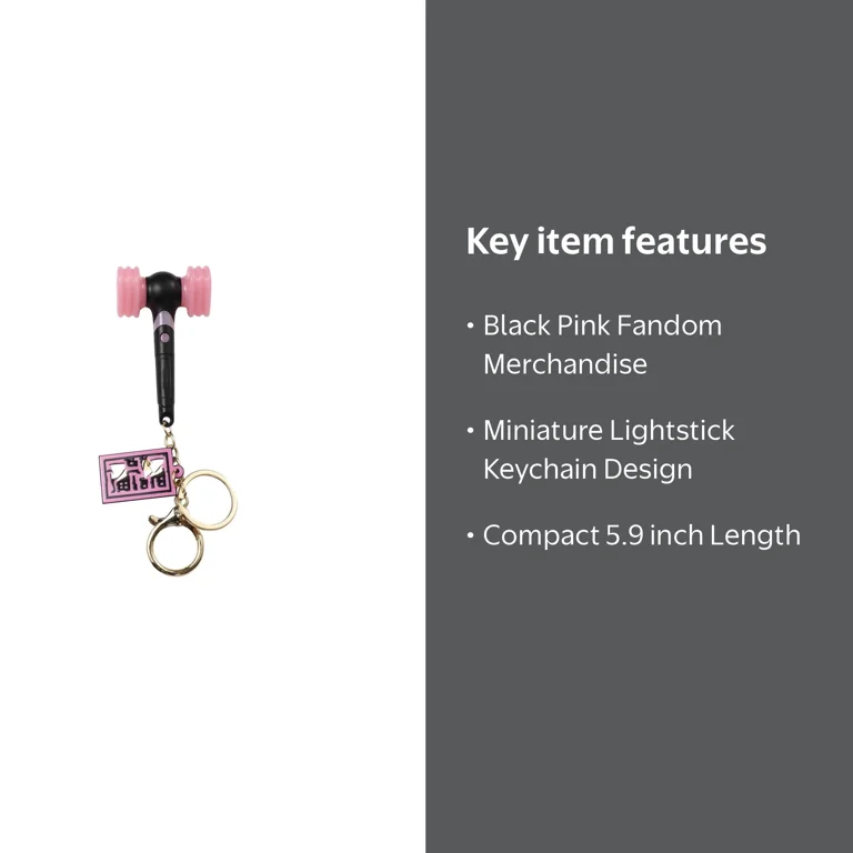 Black Pink Lightstick Keychain, MINI - Walmart.com