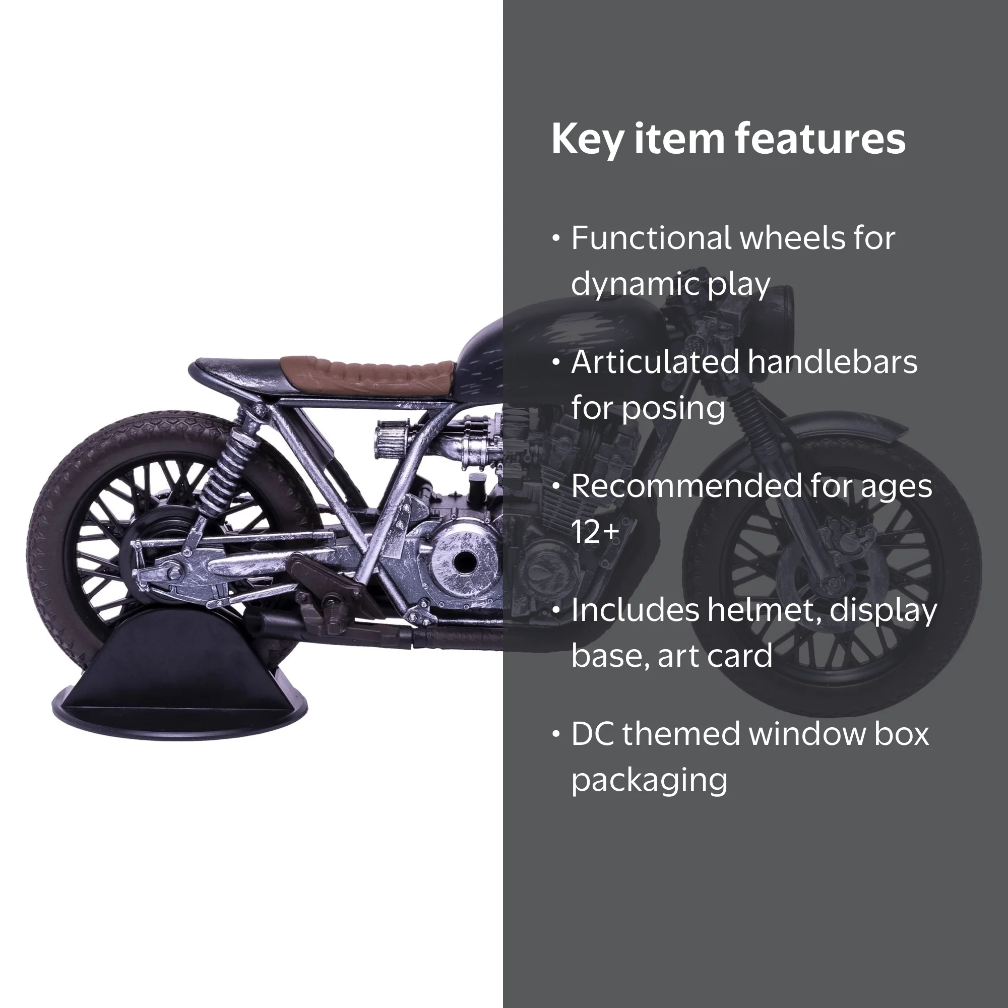 McFarlane Toys, Action Figure, Batman Movie Drifter Motorcycle