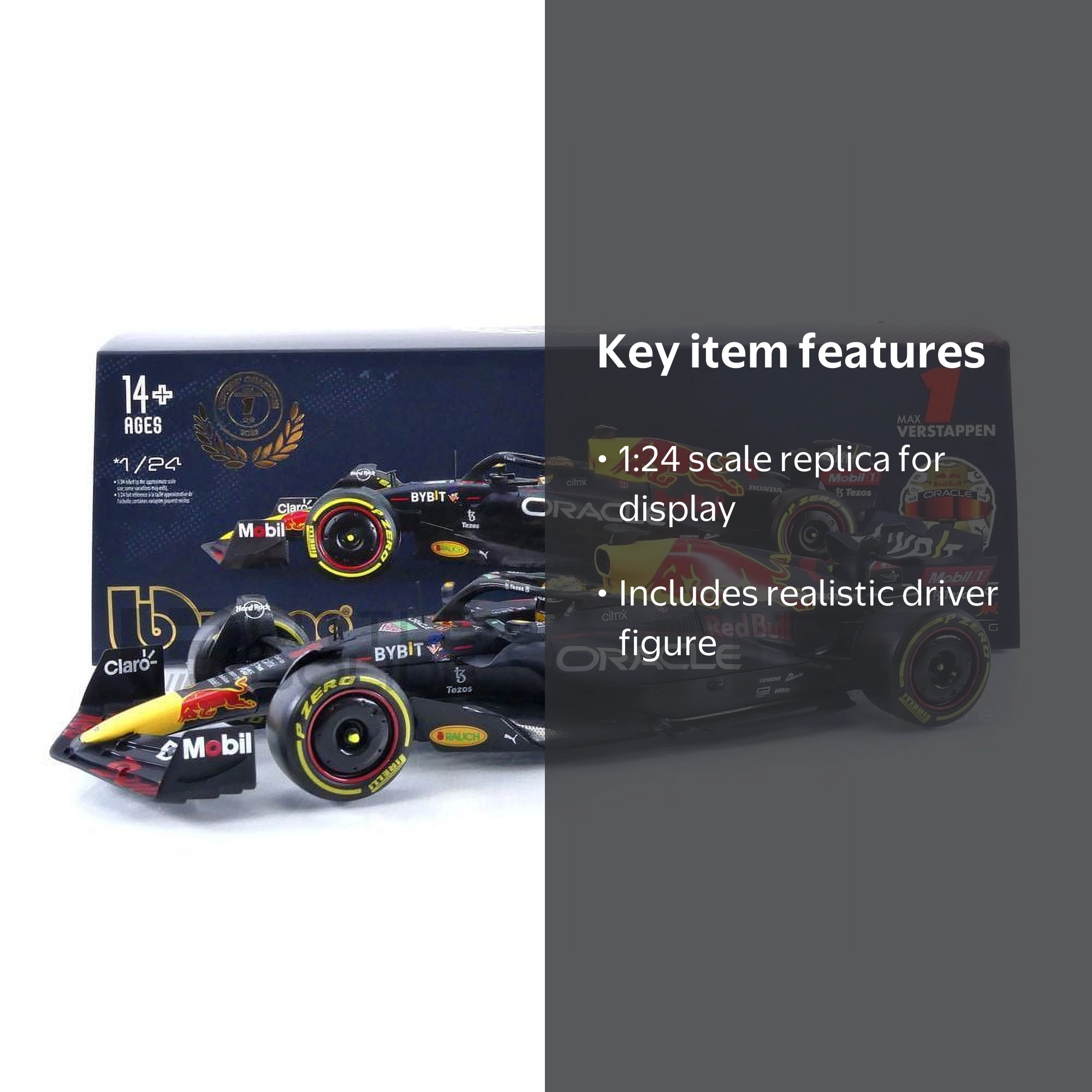 1:24 Race Oracle Red Bull Racing RB18 (2022) w/driver - Walmart.com