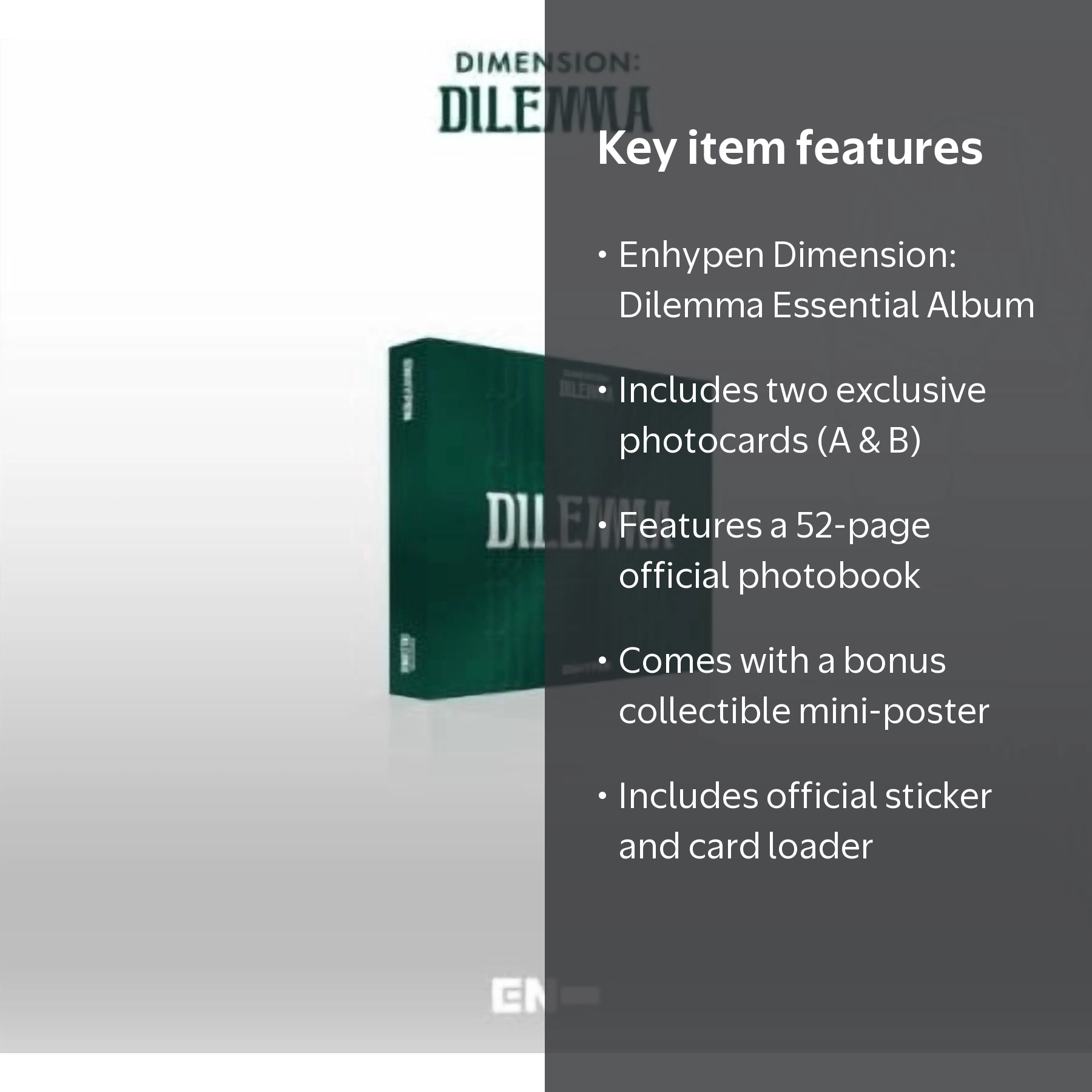 Enhypen - Dimension: Dilemma (Essential Version) (incl. mini