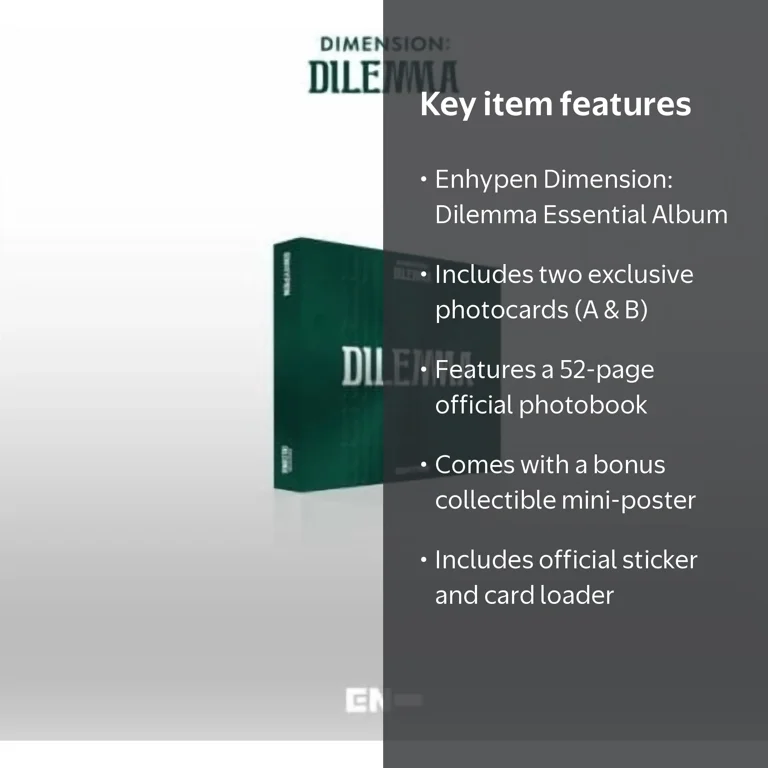 Enhypen - Dimension: Dilemma (Essential Version) (incl. mini