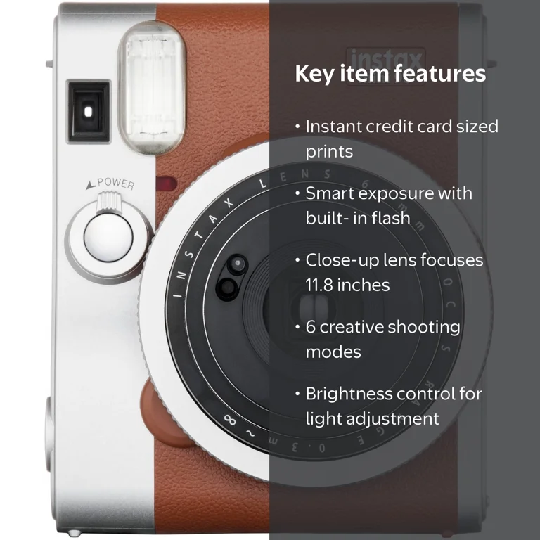 Fujifilm INSTAX Mini 90 Neo Classic Compact Instant Camera with