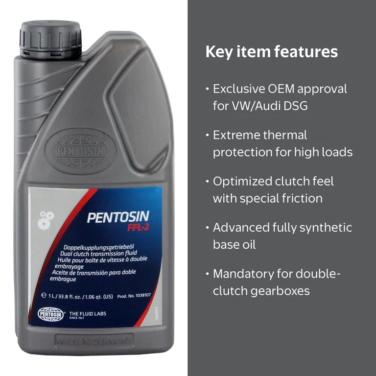Pentosin 1038107 Fully Synthetic DSG Transmission Fluid For 2009