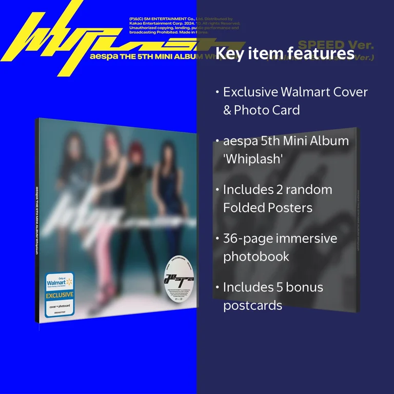 aespa - The 5th Mini Album 'Whiplash' (SPEED Ver.) (Walmart
