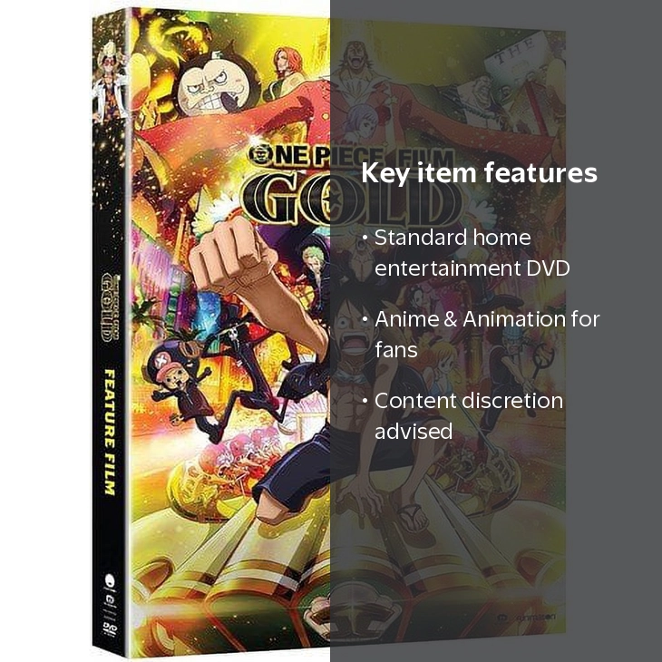 Disney, One Piece Film: Gold DVD, (Funimation Prod, Anime