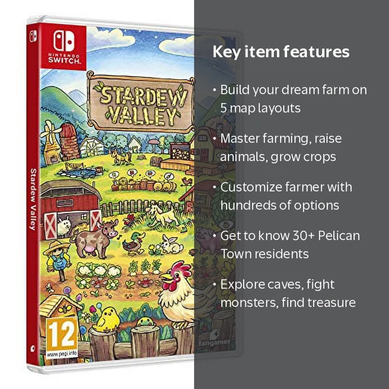 Fangamer, Stardew Valley, Nintendo Switch Cartridge, Farm