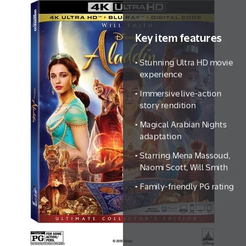 Disney's Aladdin (4K Ultra HD + Blu-ray) - Digital Live Action