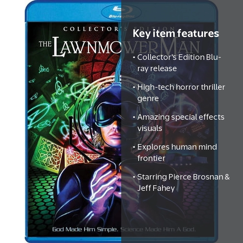 The Lawnmower Man (Collector's Edition) (Blu-ray) - Walmart.com