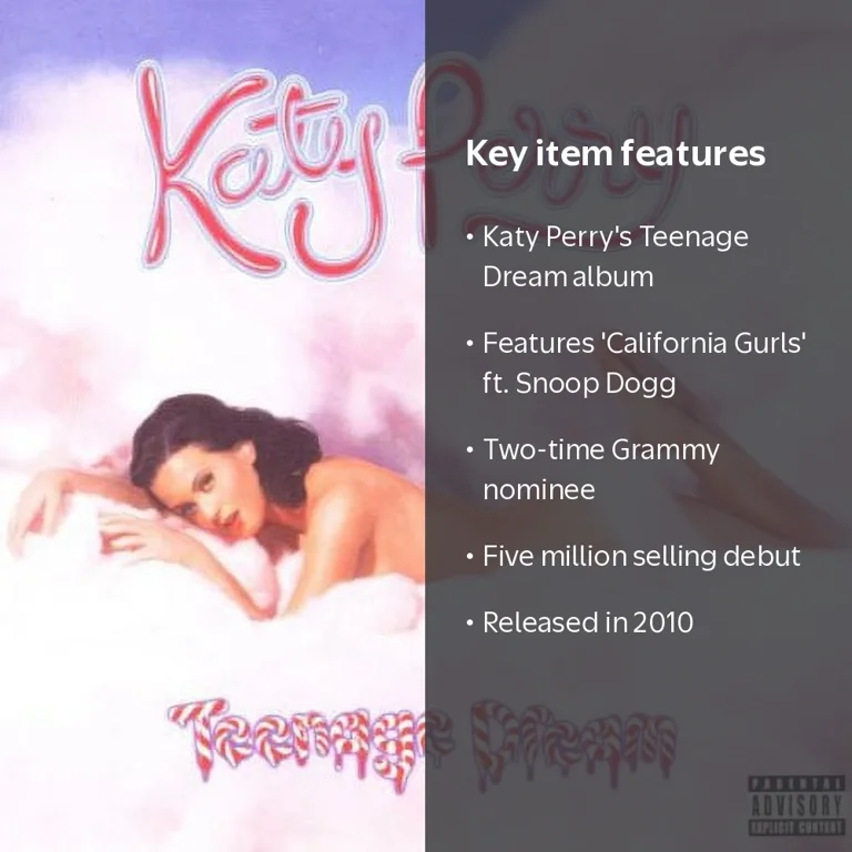 Katy Perry - Teenage Dream - CD - Walmart.com