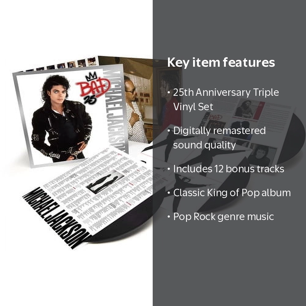 Sony Music, Michael Jackson - Bad 25th Anniversary Vinyl
