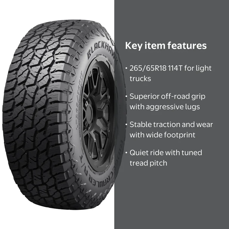 BlackHawk Ridgecrawler A/T All Terrain 265/65R18 114T Light Truck