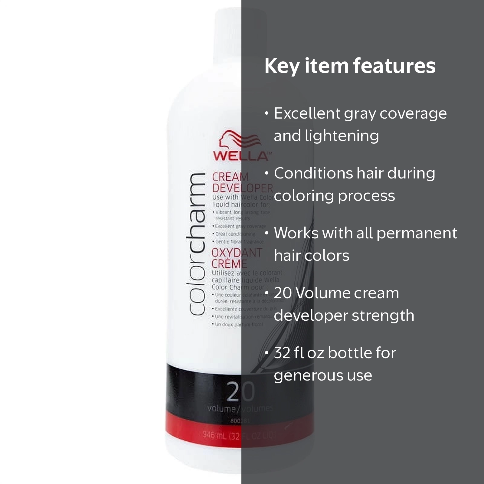 その他 Creamy Chama vol2 Wella, Charm Hair Color Cream Developer, 20 Volume, 32 fl oz