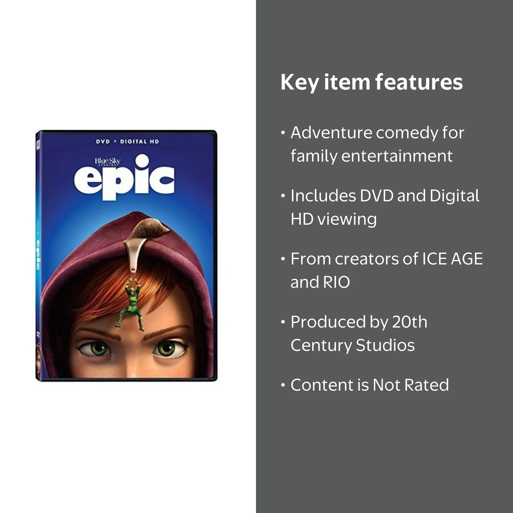 Epic (DVD + Digital HD) - Walmart.com
