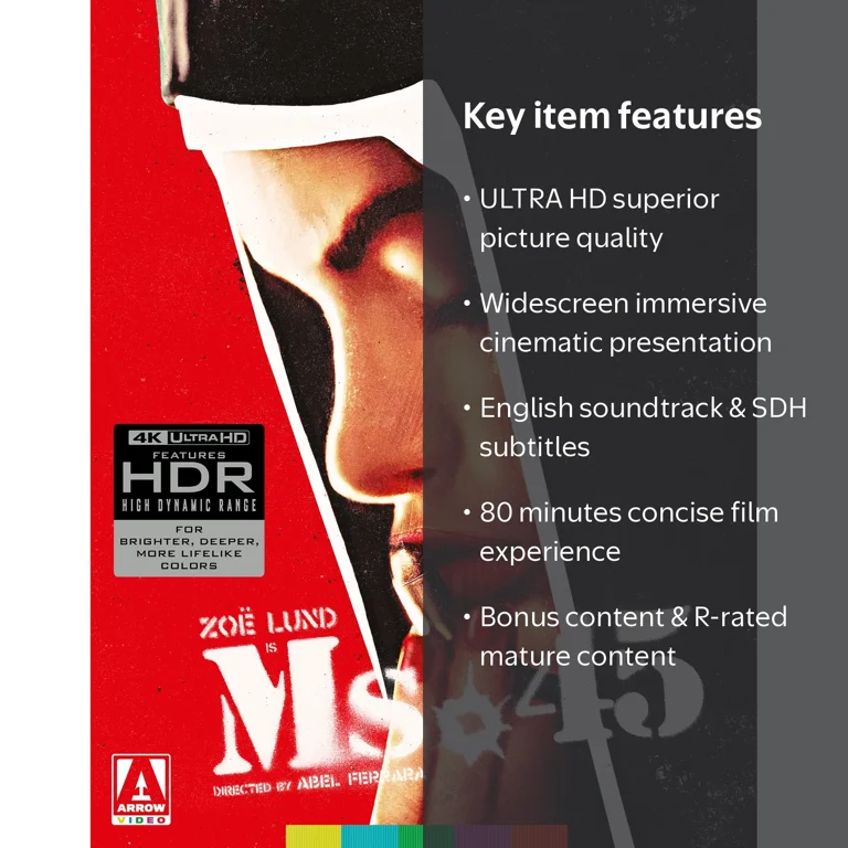 Arrow Video - Ms. .45 [ULTRA HD] - Walmart.com