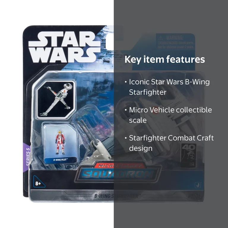 Star Wars Jedi Rebels B-wing Starfighter - 5 inch Vehicle with