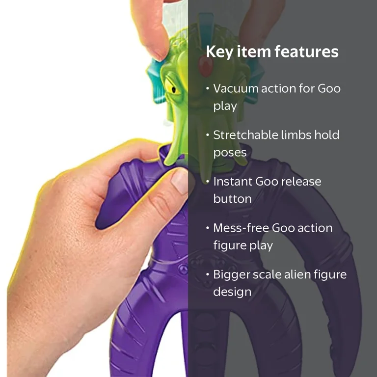 Brand New Heroes of Goo Jit Zu Galaxy Attack Toy - Air Vac Orbitox