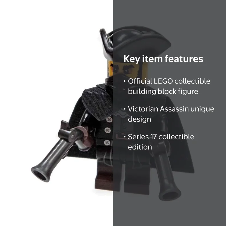 LEGO Series 17 Victorian Assassin Minifigure - Mini Characters