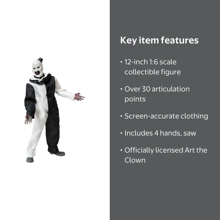 Trick or Treat Studios Terrifier Art The Clown 12-Inch Figure