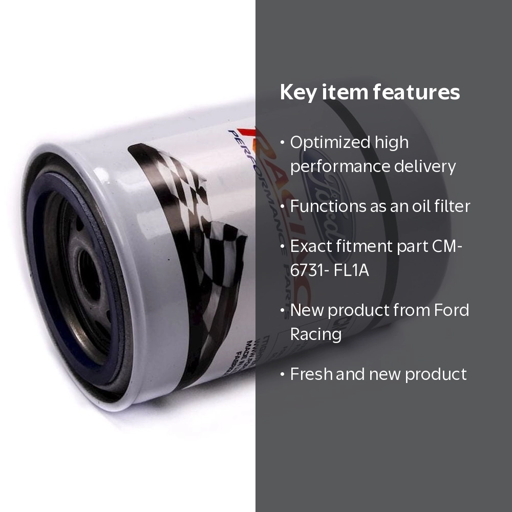 Ford Performance Parts CM-6731-FL1A High Performance Oil Filter