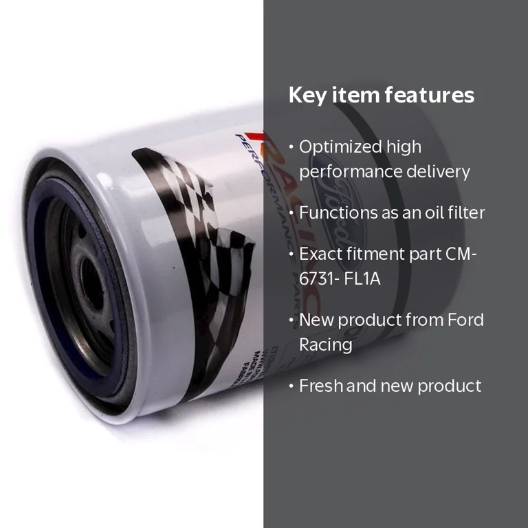 Ford Performance Parts CM-6731-FL1A High Performance Oil Filter