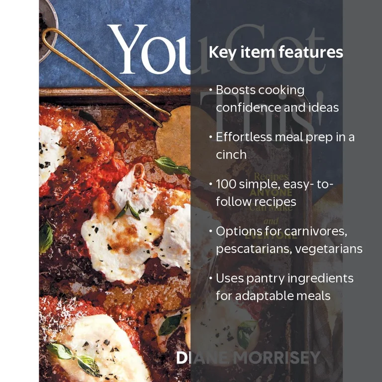 Diane Morrisey, Cookbook, You Got This! 2025, Recipes for