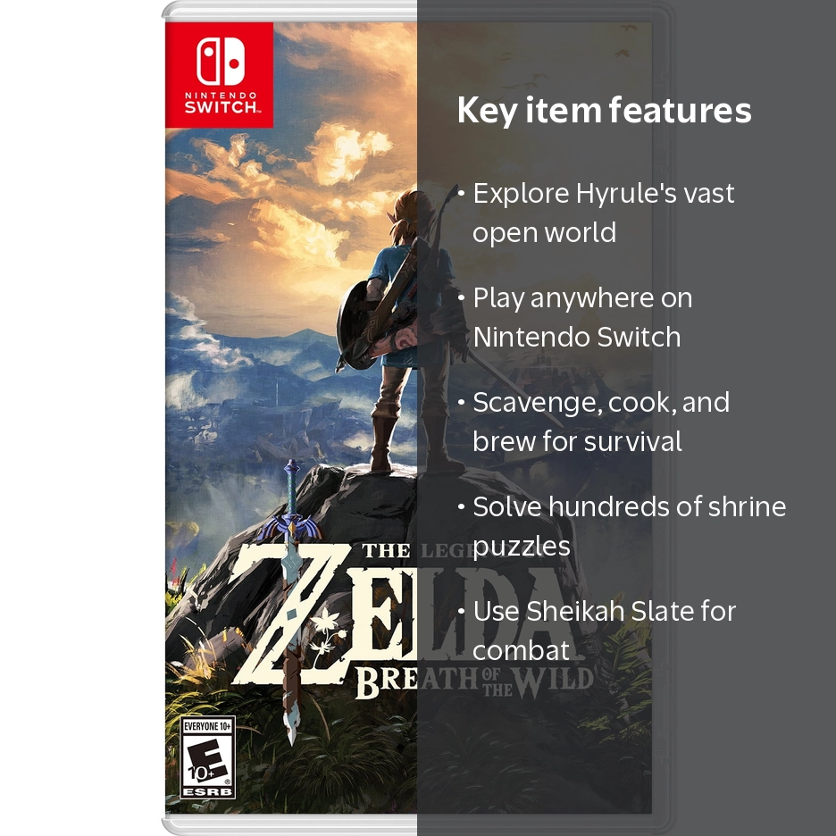 Nintendo The Legend of Zelda Breath of the Wild - Nintendo Switch