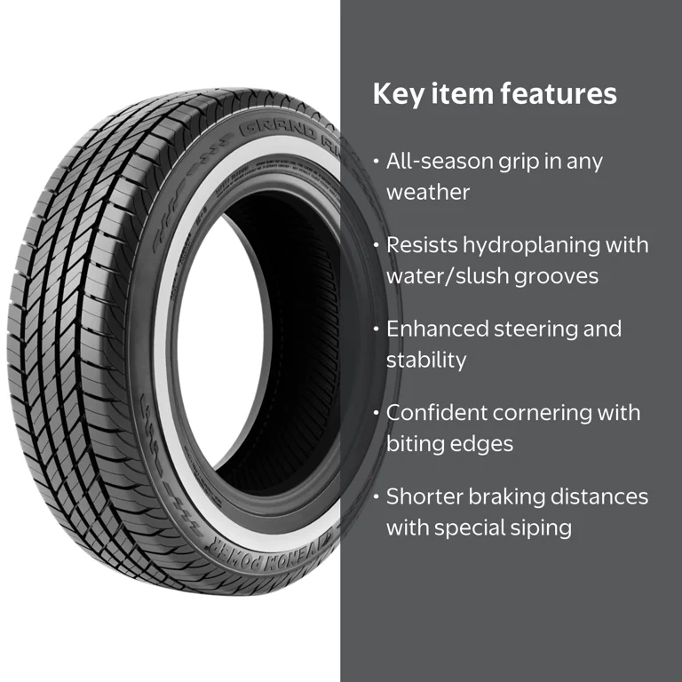 Venom Power Grand AM 155/80R13 79S a/s All Season Tire - Walmart.com