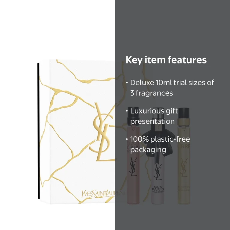 YVES SAINT LAURENT Trio Set (MON PARIS + BLACK OPIUM + LIBRE) 0.33