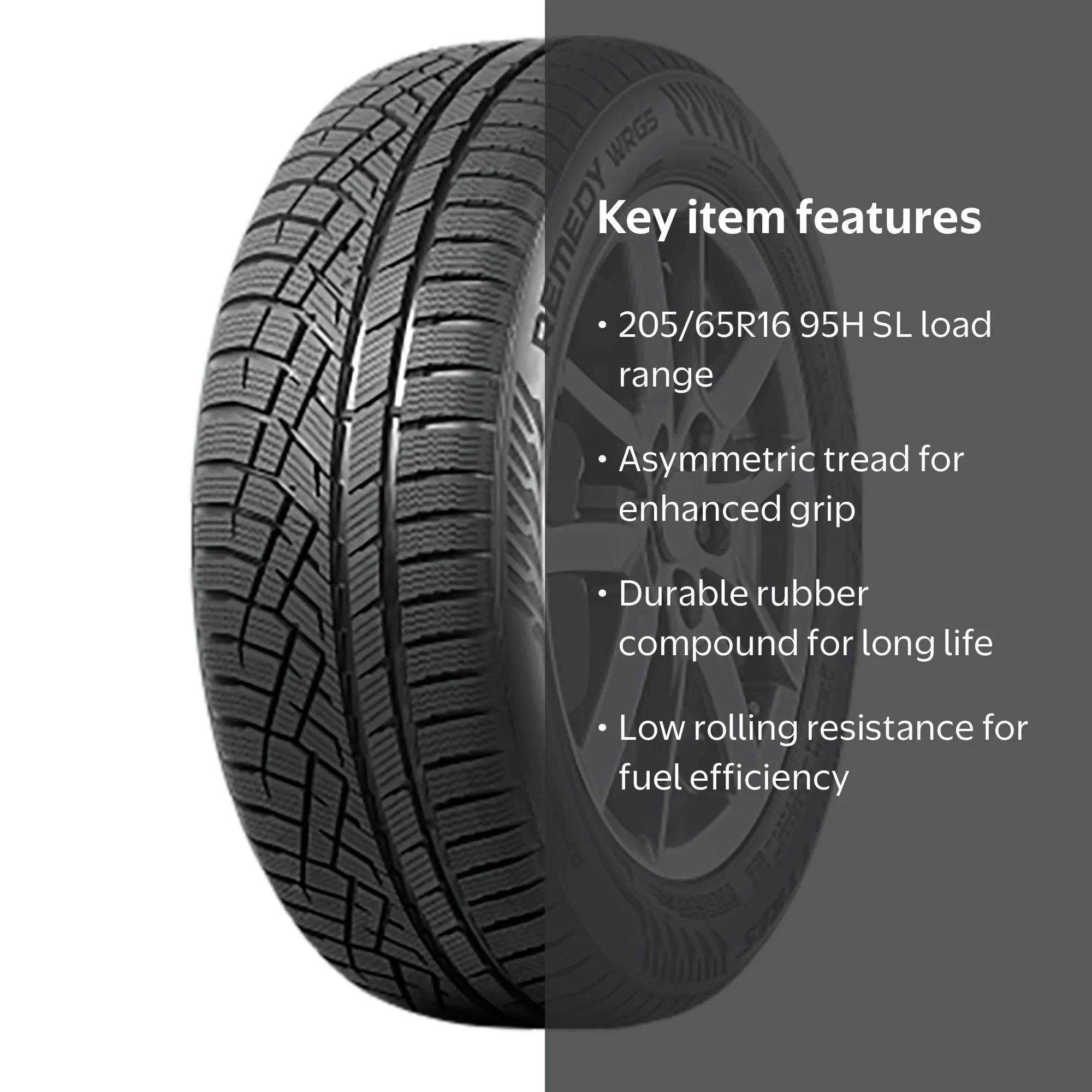 Nokian Remedy WRG5 All Weather 205/65R16 95H Passenger Tire