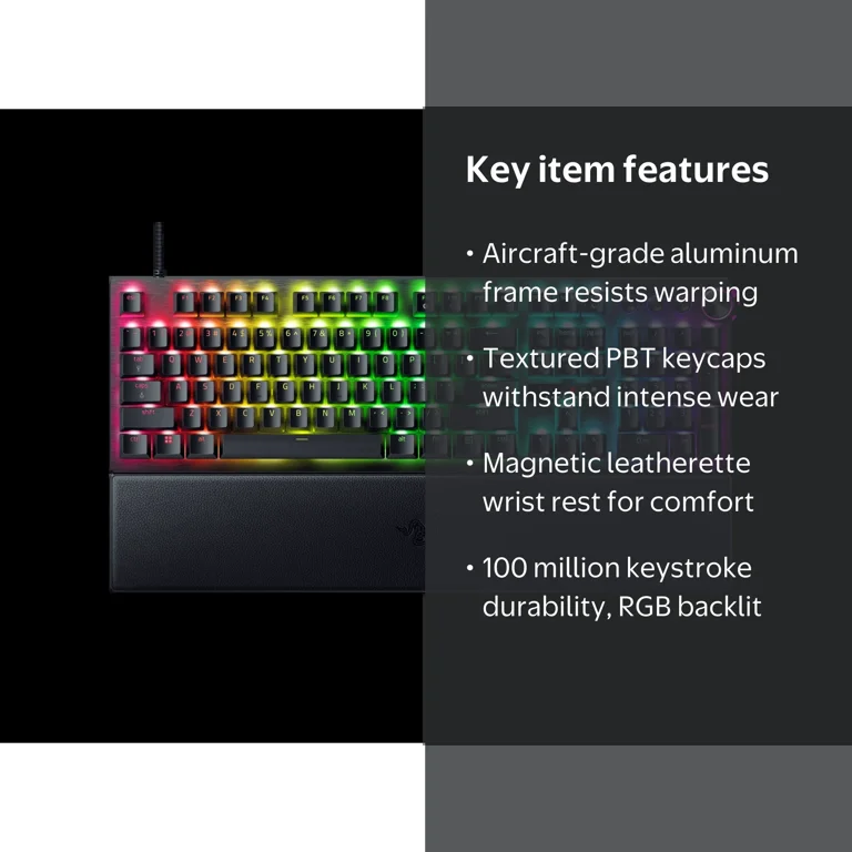 Razer, Gaming Keyboard, Huntsman V3 Pro, RGB Backlit Full size