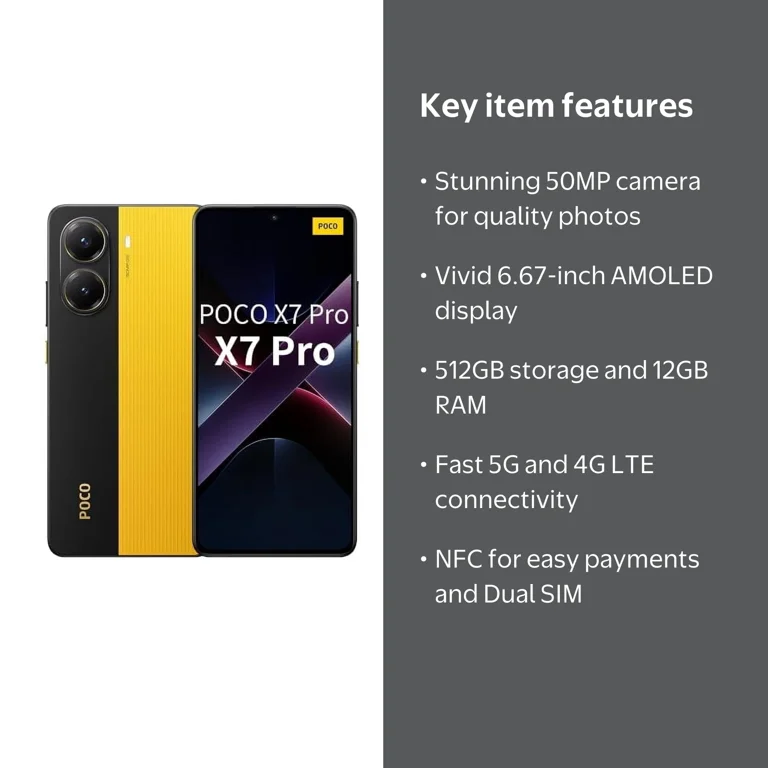 Xiaomi Poco X7 PRO 5G GSM Dual SIM 6.67