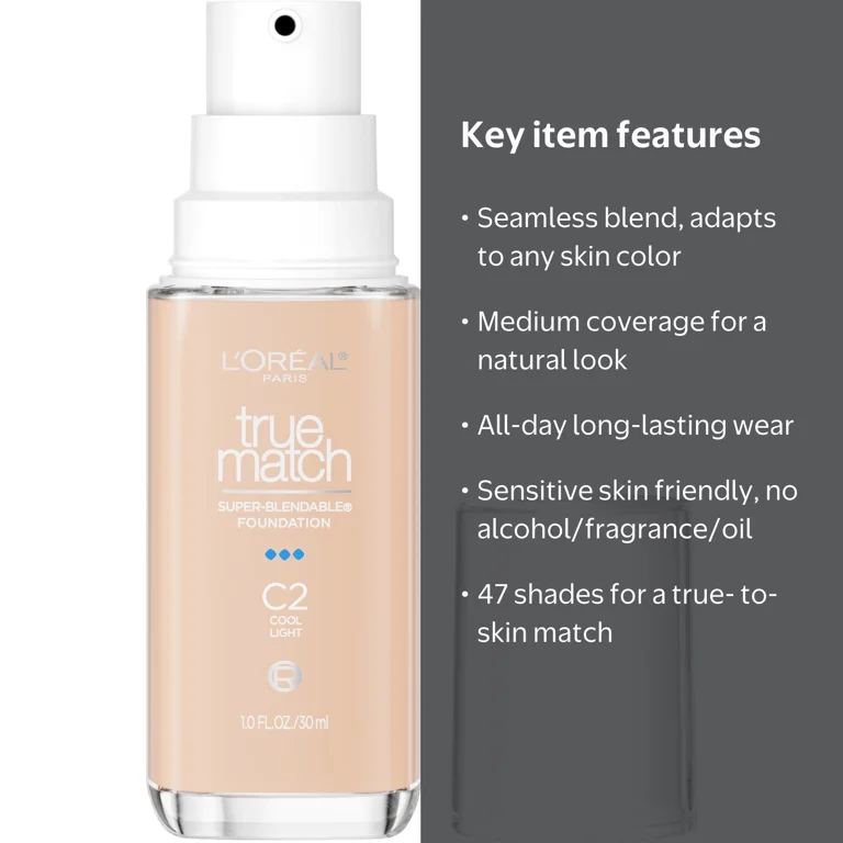 L'Oreal Paris True Match Super-Blendable Foundation Medium