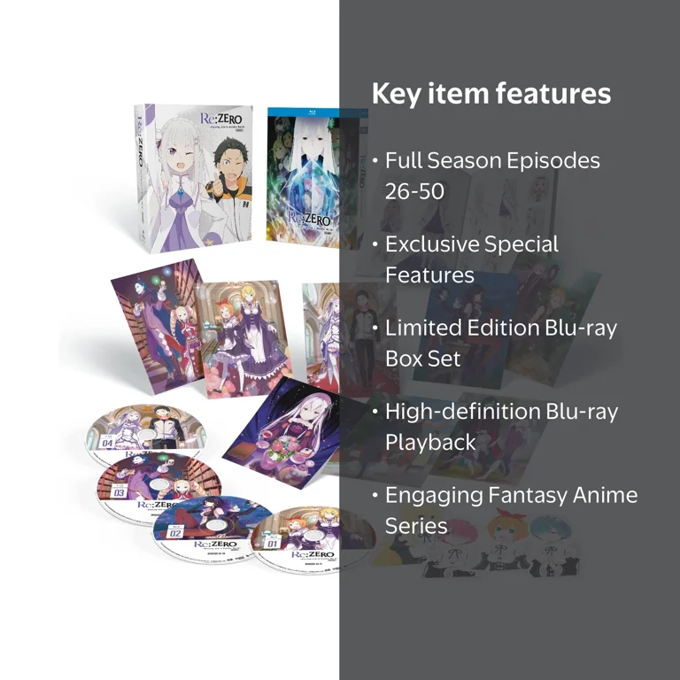 New Re:ZERO: Starting Life in Another World - Season Two (LE /Box