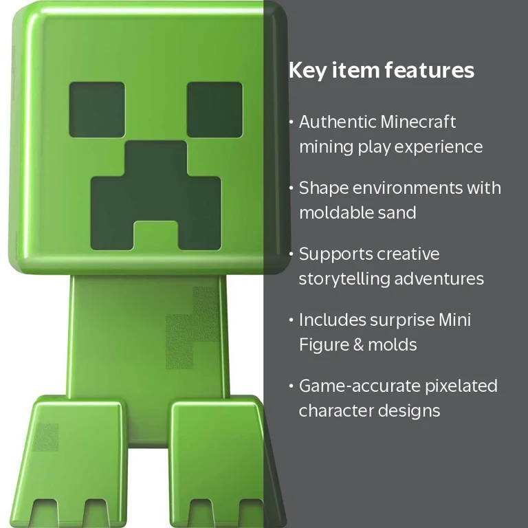 Minecraft Mini Mining Set, Elementals # 3, with Moldable Sand
