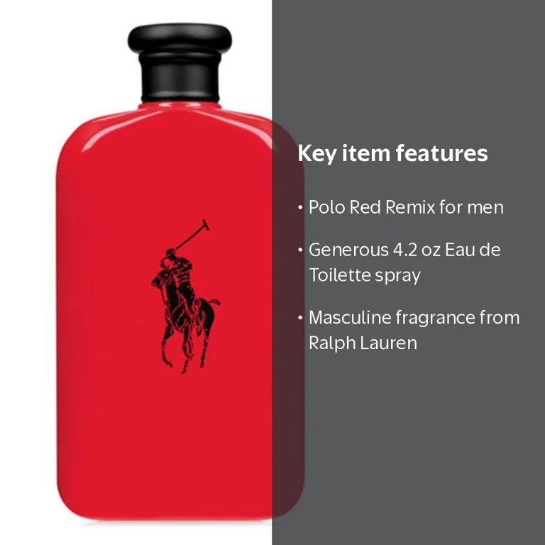 香水(男性用) Polo Ralph Lauren Polo Cologne 118ml Ralph Lauren Polo Red Cologne for Men, 4.2 Oz - Walmart.com