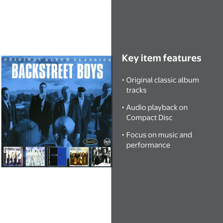 Backstreet Boys, CD, Original Album Classics, Music & Performance