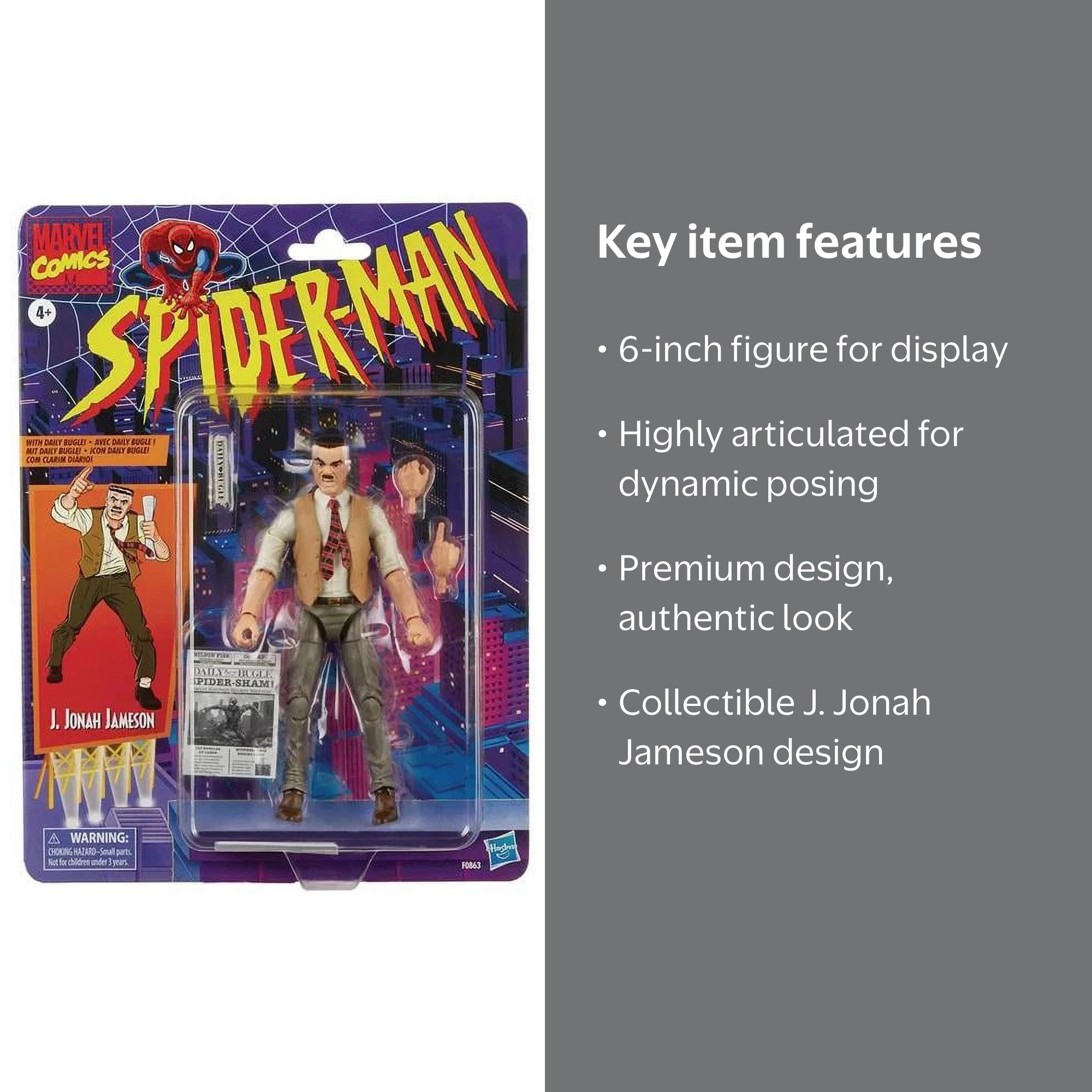 Hasbro Marvel Legends 6-inch J. Jonah Jameson Vintage Collection