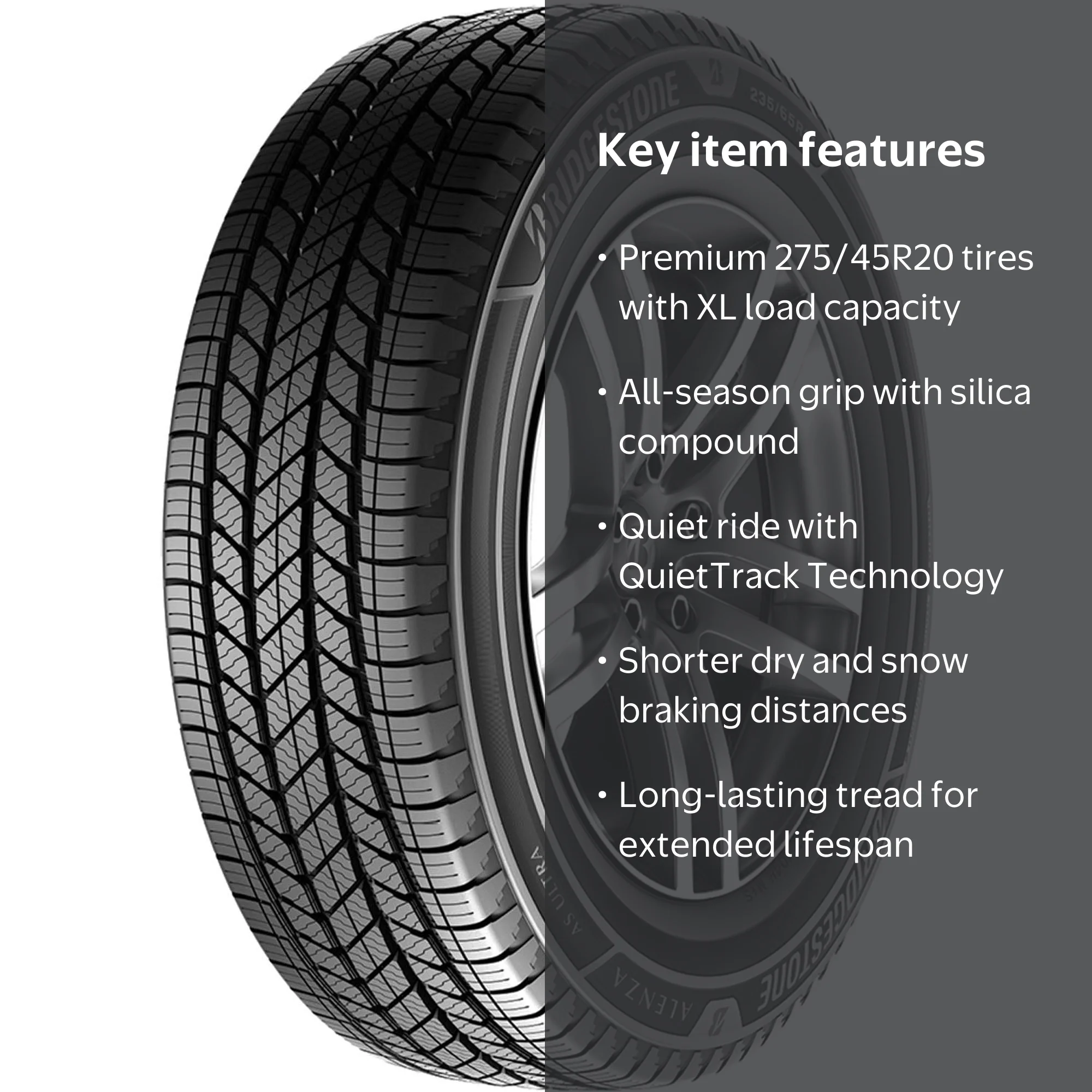 Bridgestone Alenza A/S Ultra All Season 275/45R20 110W XL SUV