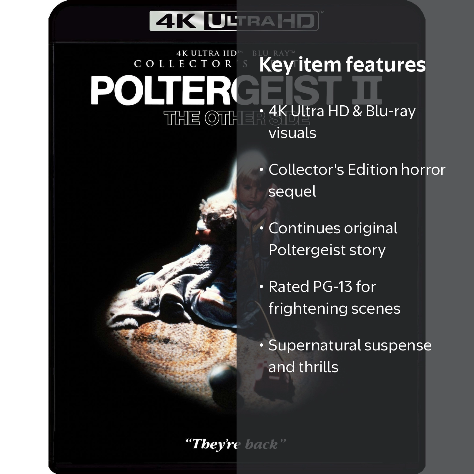SDS, Poltergeist II: The Other Side Collector's Edition 4K Ultra