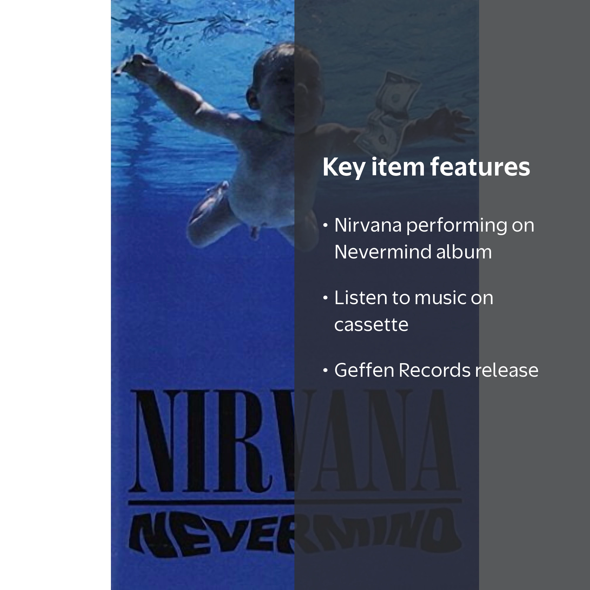 Nirvana - Nevermind - Music & Performance - Cassette - Walmart.com