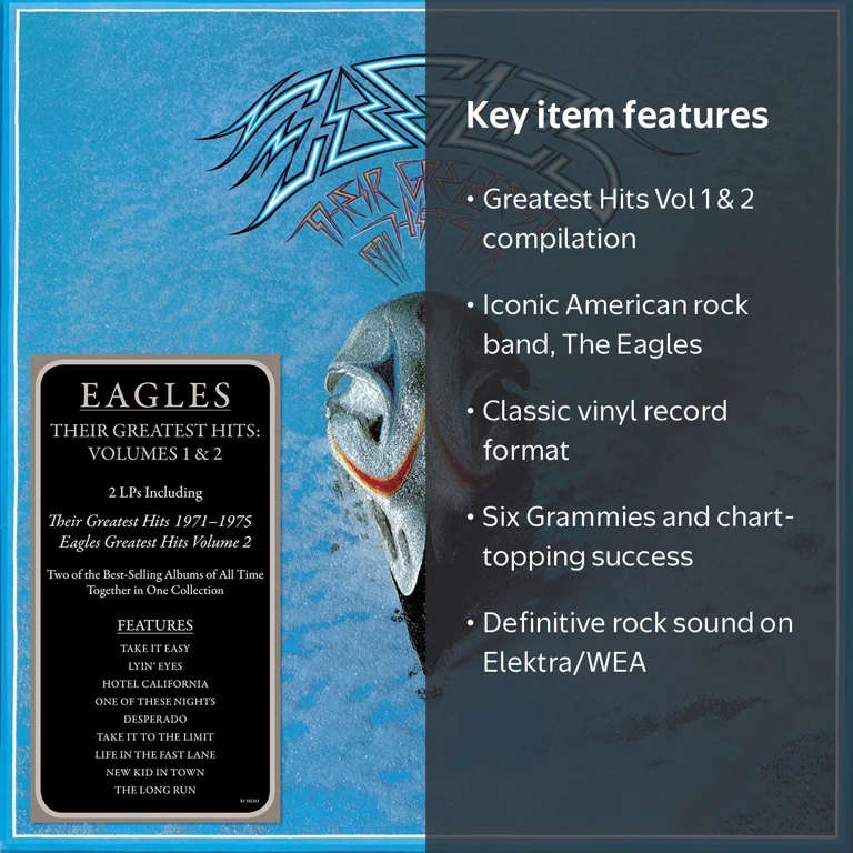 Elektra WEA, The Eagles - Their Greatest Hits Volumes 1 and 2