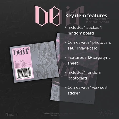 STRAY KIDS - [DO IT] SKZ IT TAPE PLATFORM PLVE Version - Walmart.com