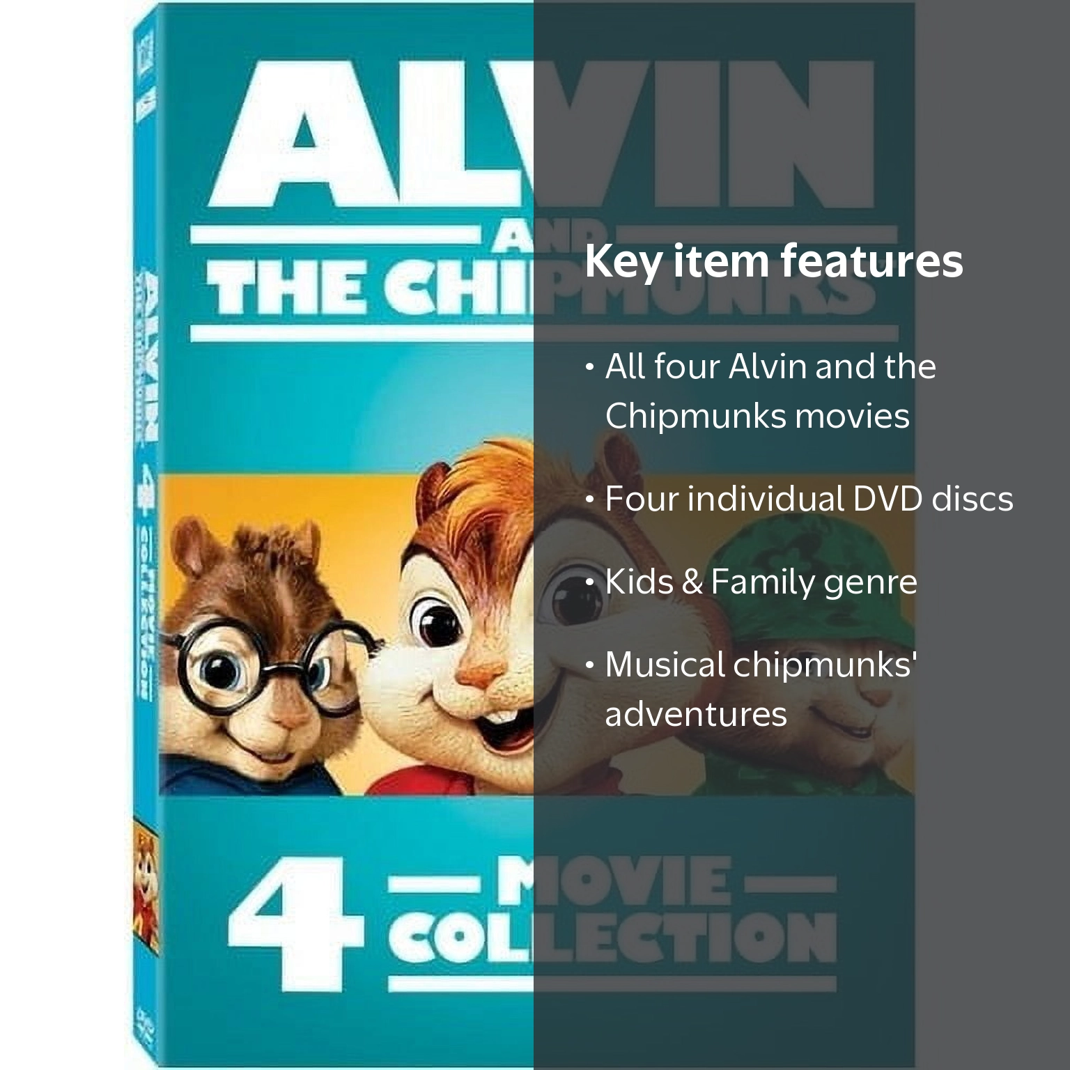 Alvin and the Chipmunks: 4-Movie Collection (DVD) (Disney), 20th