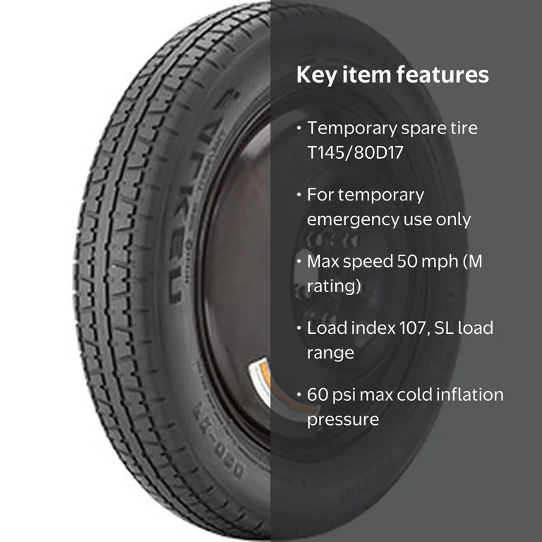 Falken FK-090 T145/80D17 107M Temp Spare Tire - Walmart.com