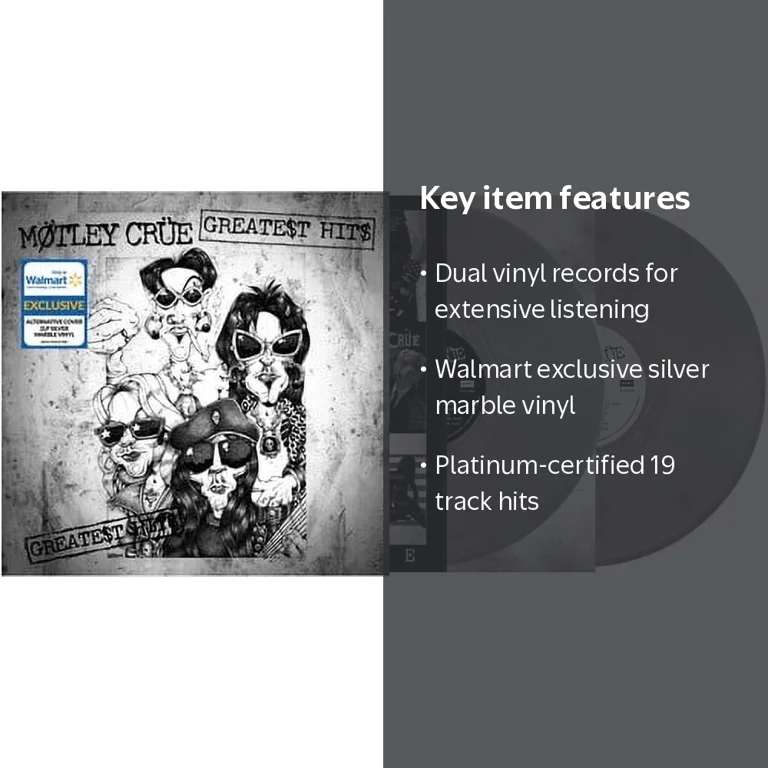 BMG, Motley Crue Greatest Hits, Walmart Exclusive LP, 2 Vinyl