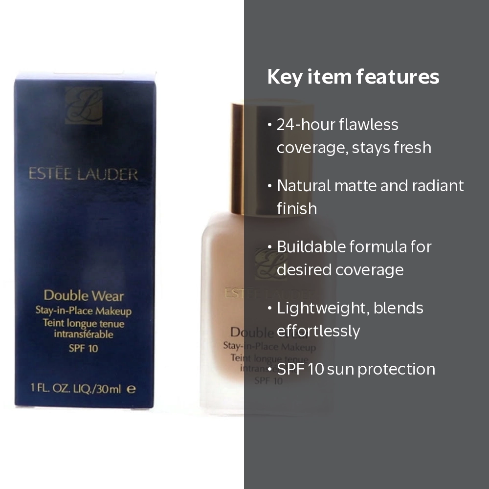 Estee Lauder Double Wear Stay-in-Place Makeup SPF 10, 1N2 Ecru, 1