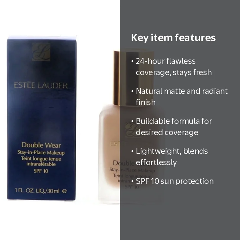 Estee Lauder Double Wear Stay-in-Place Makeup SPF 10, 1N2 Ecru, 1