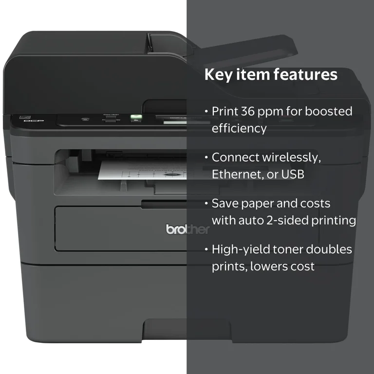 Brother DCP-L2550DW Multifunction All-in-One Copier & Scanner