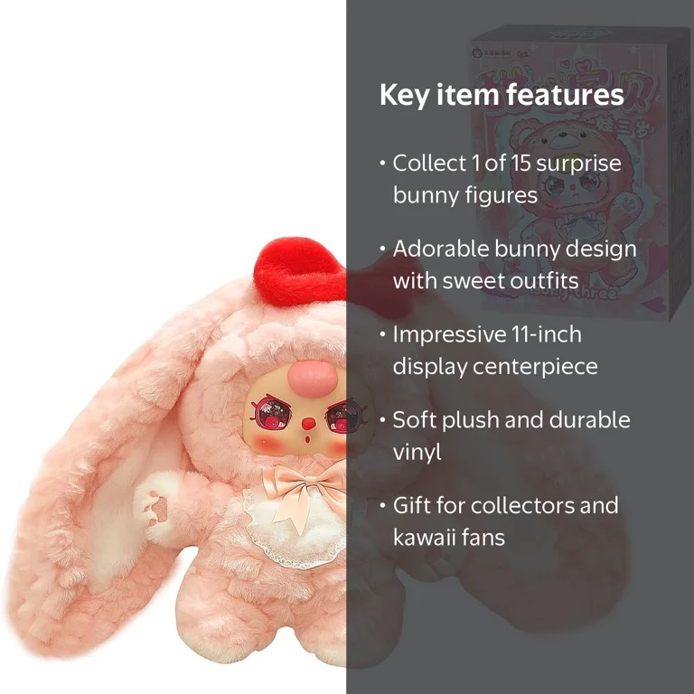 Baby Three Blind Box Plush Doll, Large Baby Three 400% Sweetheart