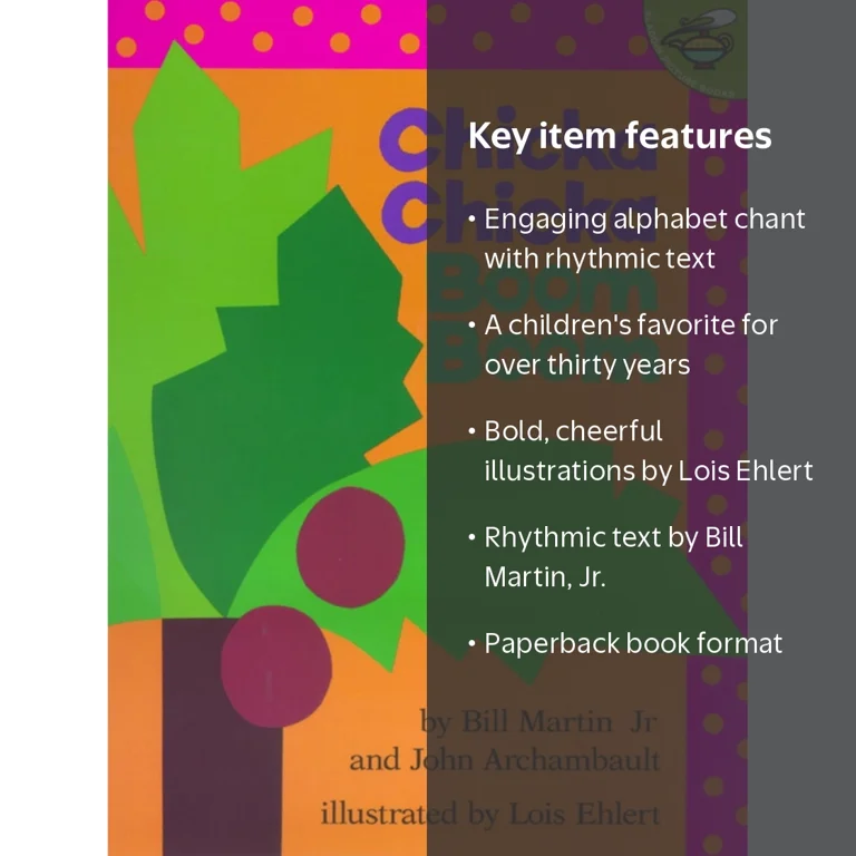 Chicka Chicka Boom Boom (Paperback) Book, ISBN 9780689835681